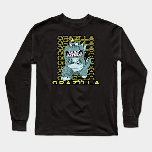 Godzilla / Crazilla Long Sleeve T-Shirt